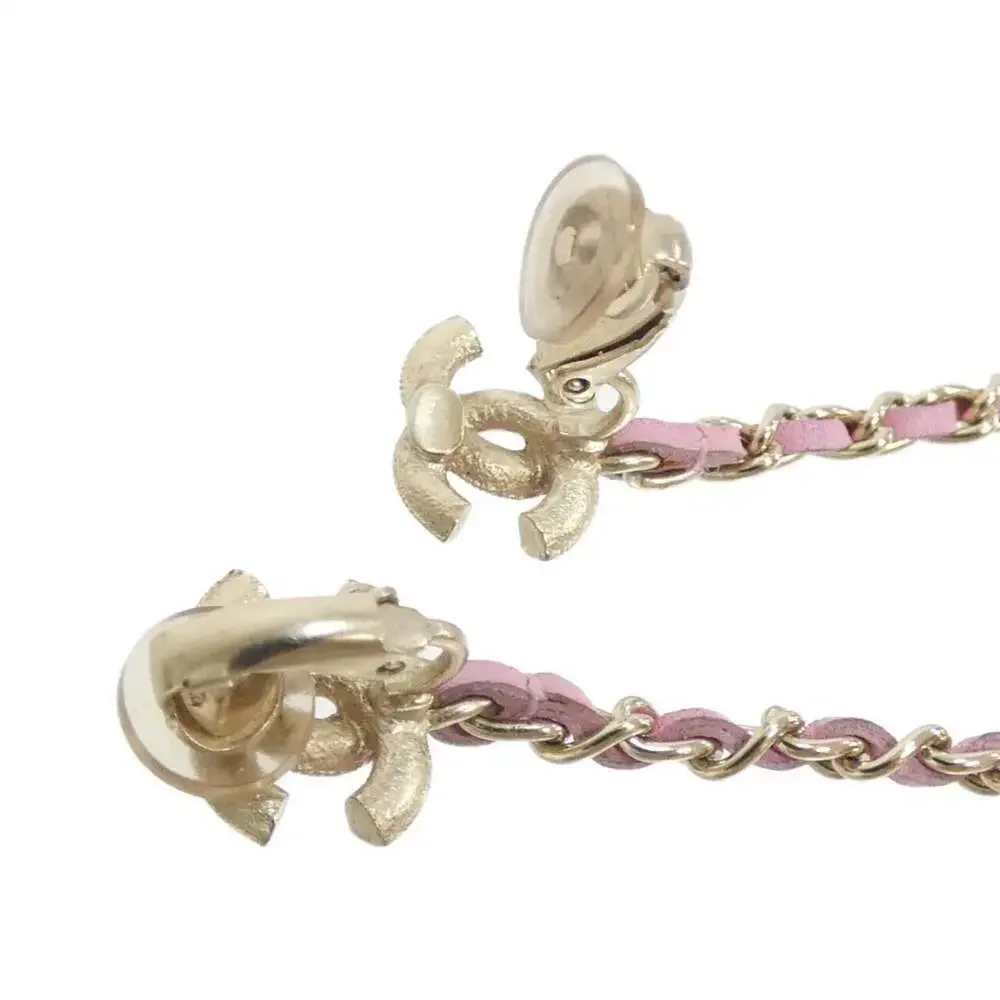 CHANEL Pink Earrings